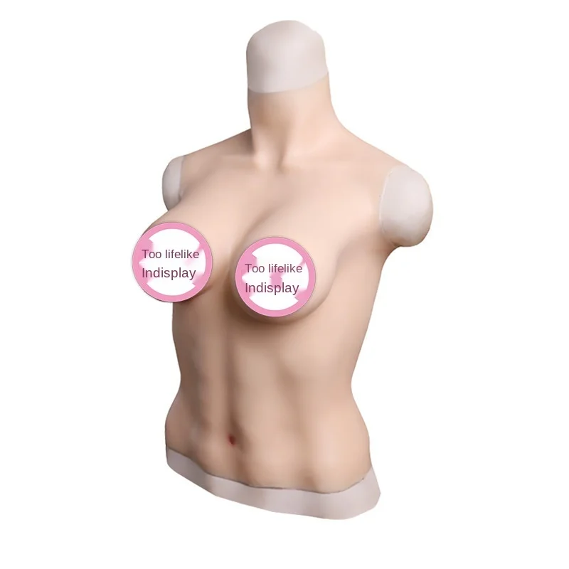 C\D Cup Breast Real Touch Imitation Breasts Pseudo Mother Cross-dressing Bust Fake Breast Silicone Transformation Fake Breast