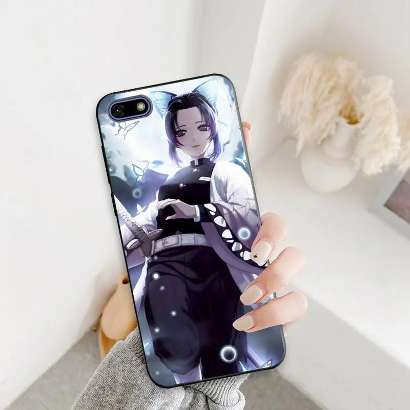 

Kochou Shinobu Kimetsu no Yaiba Phone Case For Xiaomi 5 6 8 9 10 F1 X Se Lite Pro Note Mix 2 3 10 Cover
