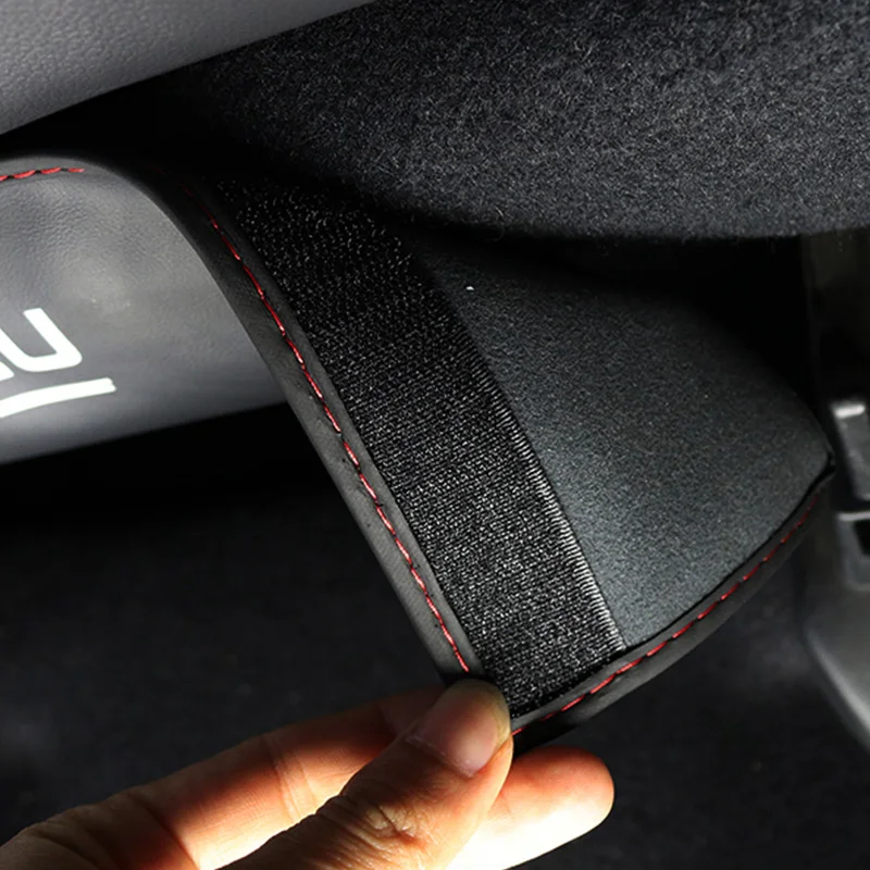 

PU Leather Anti-Child-Kick Pad for Car Waterproof Seat Back Protector Cover Auto Anti Mud Dirt Pads For Subaru Outback 2015-2020