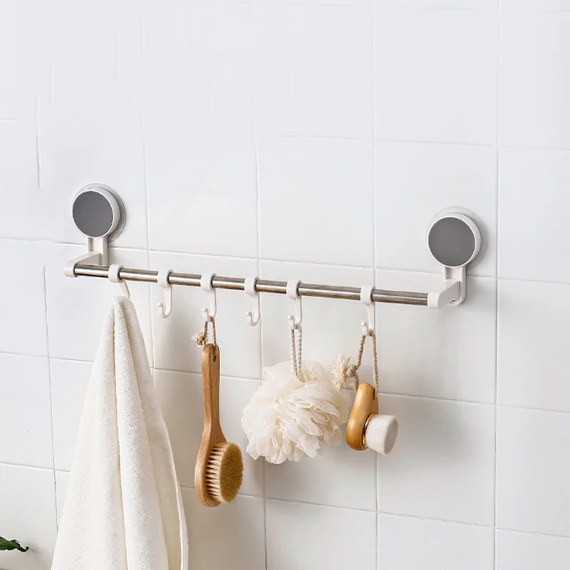 Настенная вешалка с крючками для окон и ванной комнаты кухонные крючки ткани