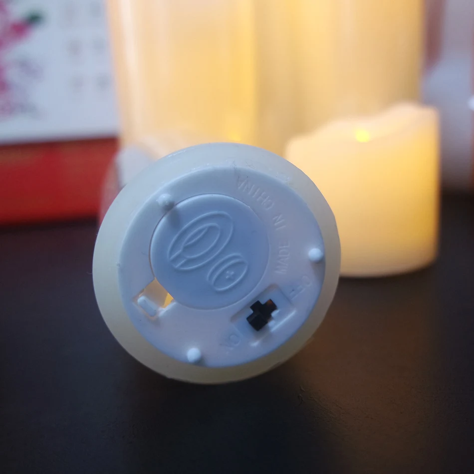 

Flameless Uneven Edge Electrical Paraffin Wax Led Candle For Wedding Party/Home/Christmas/Decoration And Lovely Night Light
