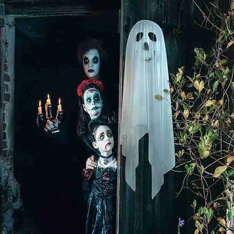 Надувные воздушные шары для Хэллоуина вуаль анимированные привидения товары