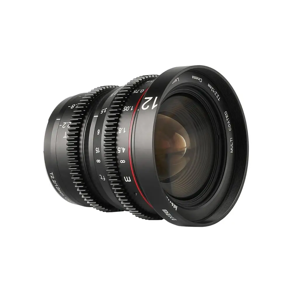 Meike 12 мм T2.2 ручная фокусировка портретный кино объектив для оlympus Panasonic MFT, M4/3 крепление G9 GX7 GX8 GH3 GH5 E-M5 E-P5 OM-D EM10