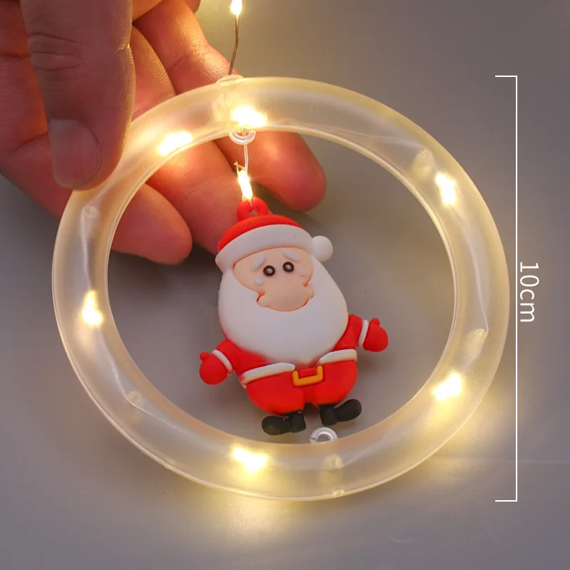 Guirnalda de luces LED para decoraci&oacute;n de Navidad, cortina USB para habitaci&oacute;n, techo de A&ntilde;o Nuevo, fiesta de Santa Claus, hogar al aire libre, regalo festivo para vacaciones-3