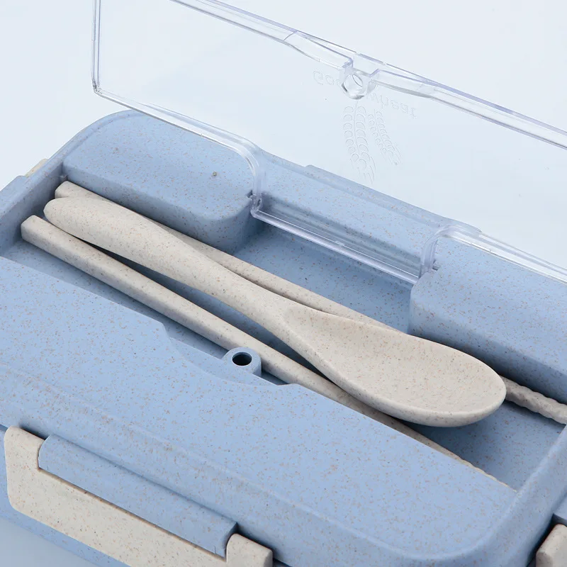 ZOOOBE Ланч бокс для микроволновой печи Пшеничная солома с посудой столовая посуда