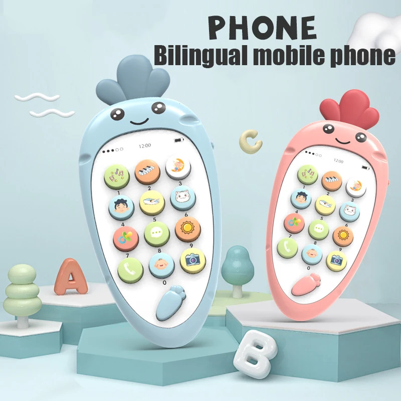 Детский мобильный телефон с дистанционным управлением Игрушечный имитацией