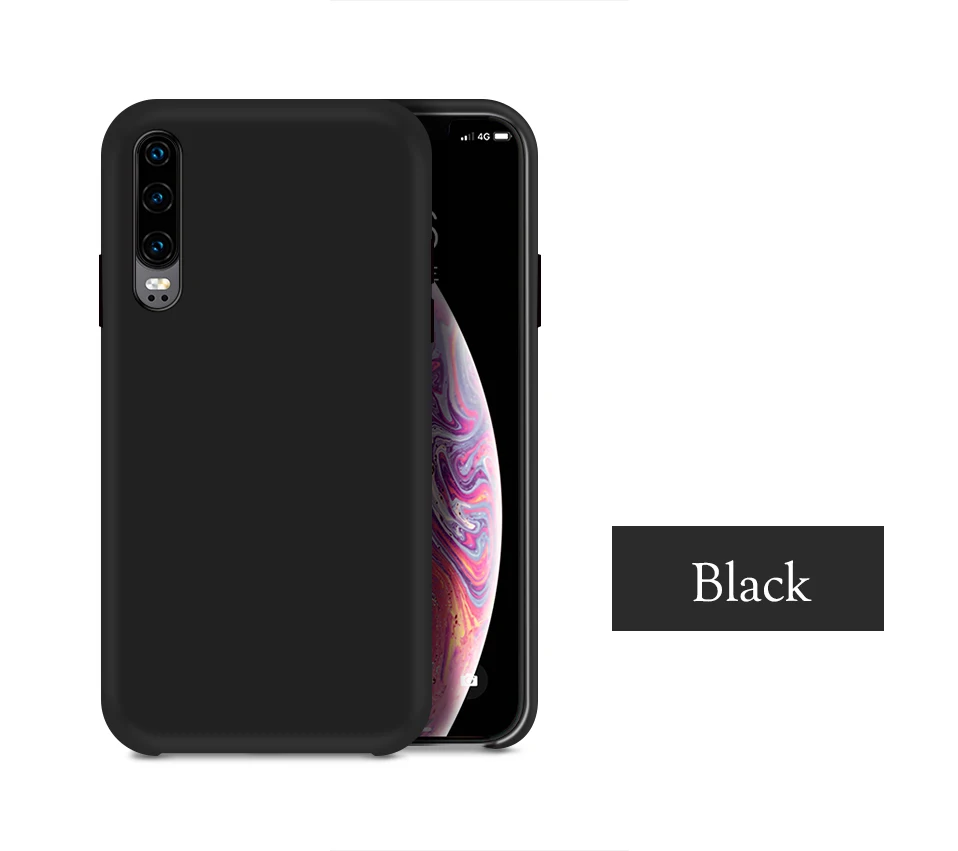Жидкий силиконовый чехол для huawei P30 Lite, чехол, накладка из микрофибры, чехол для huawei P20 Lite P30 Pro mate 20 Lite Honor 20 10i