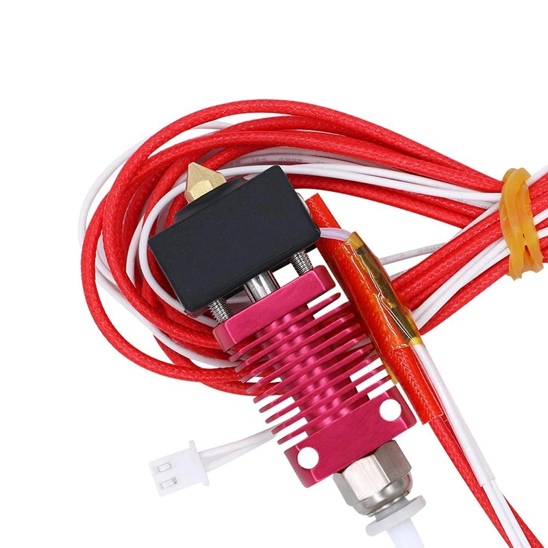 Аксессуары для 3D печати Creality Ender 3 Собранный Hotend комплект 1 75 мм 0 4 Mk10 Алюминиевый