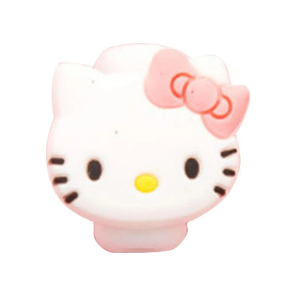 Pink KT cat Прекрасный зарядный кабель "мультяшка" намотки кабеля защитный чехол Saver 8 Pin линия передачи данных протектор провод для наушников Защитный рукав провода крышка - Цвет: Pink KT cat