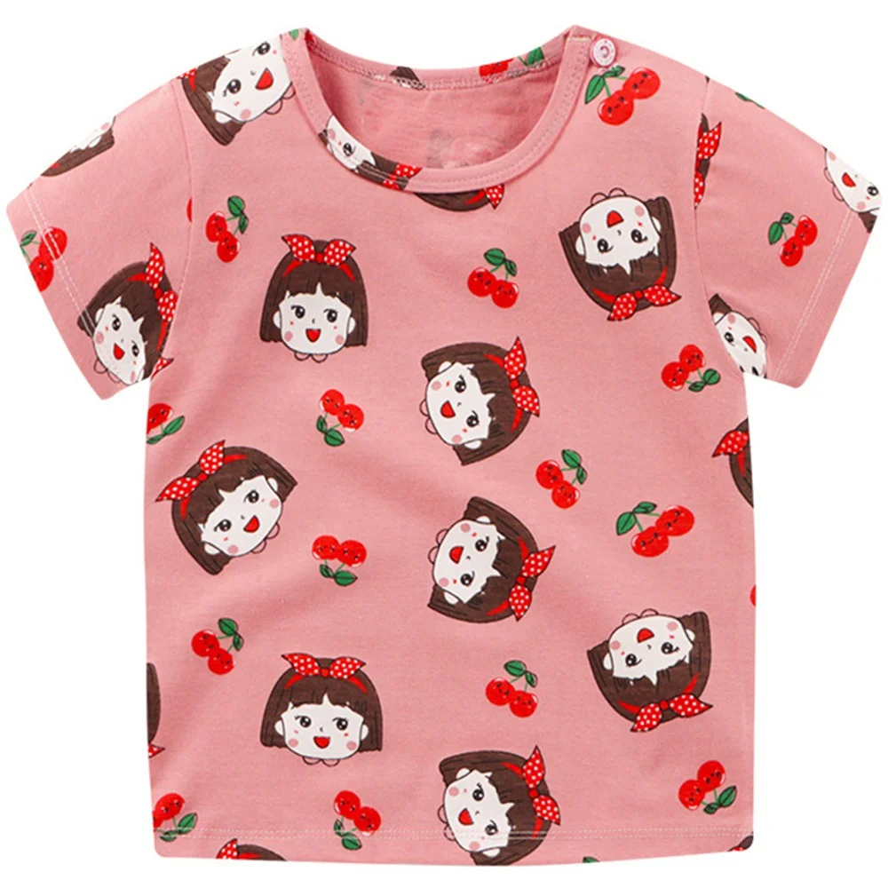 

Children's Clothing Boys Short-sleeved Round Neck Printed T-shirt Cartoon Cotton Summer