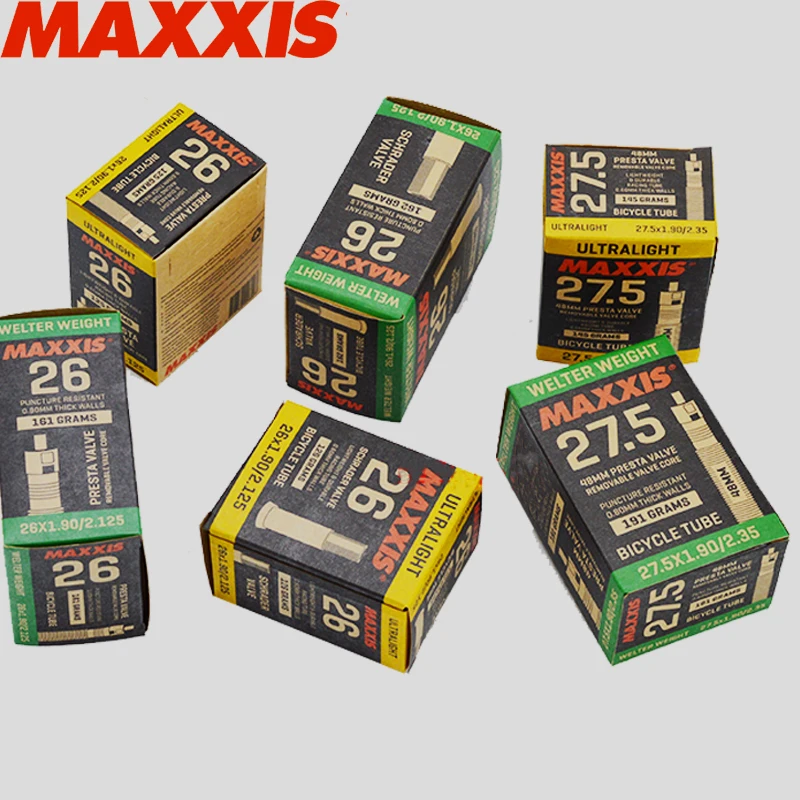 Maxxis внутренняя трубка для горного велосипеда 27 5 26 29*1 9/2 125 FV AV 1 шт.|Велосипедные
