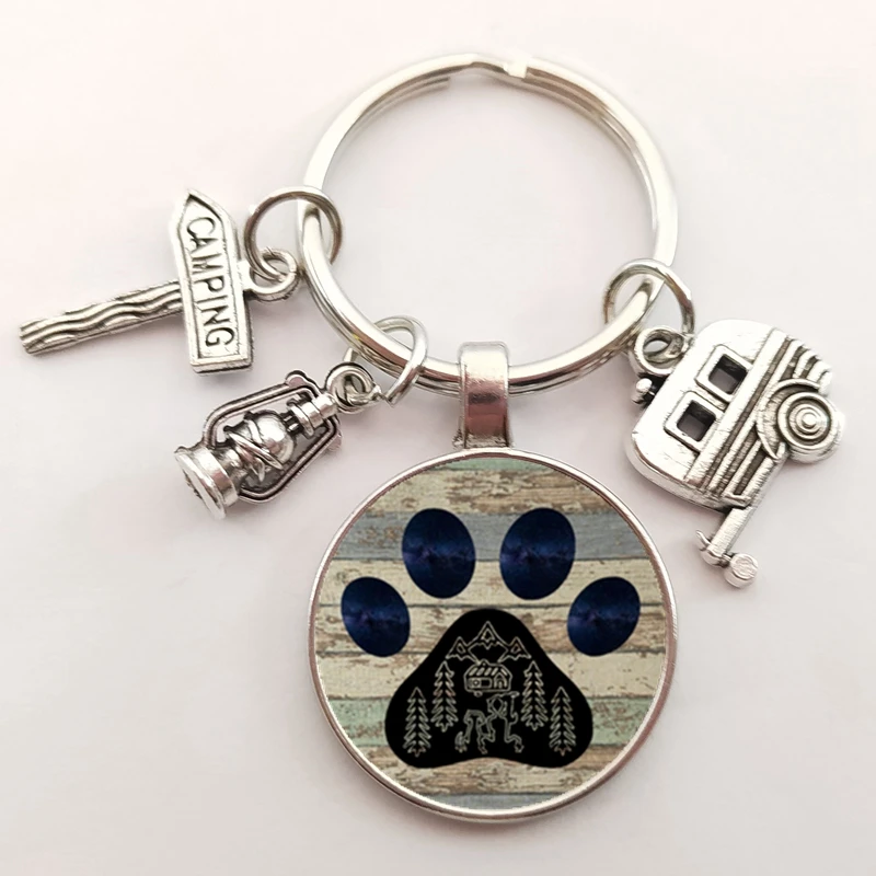 Новый милый брелок для ключей я люблю походный прицеп вывеска отпуск путешествие