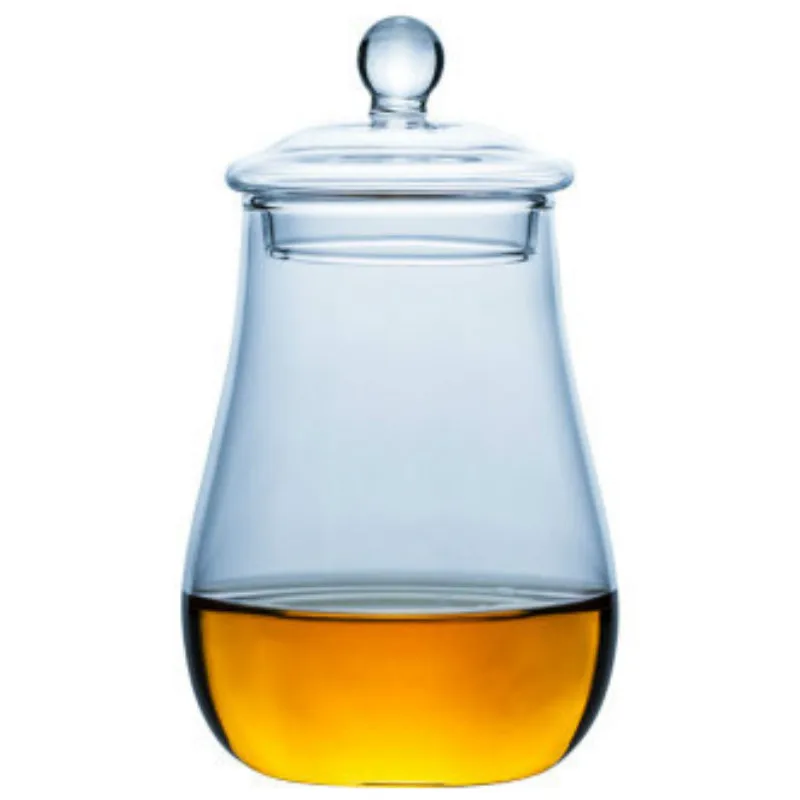 

High quality 100-200ml whisky tasting fine wine cup, vodka cup with lid, family bar drinking strong wine cup