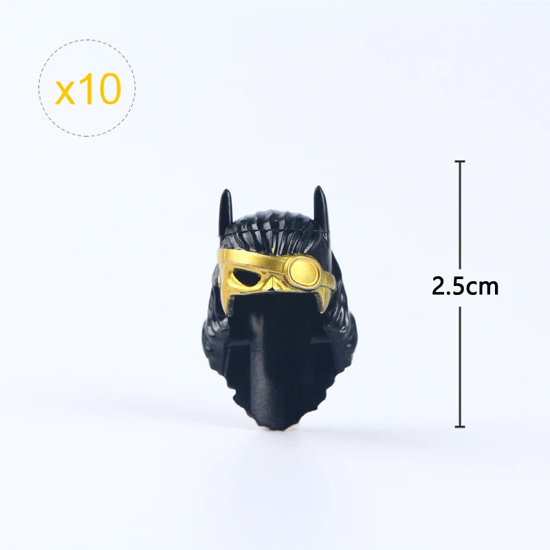 WM Block 10PCS DIY Figures Accessories Hair Model Building Blocks MOC Parts Bricks Kids Toys For Children Action Figure Set | Игрушки и