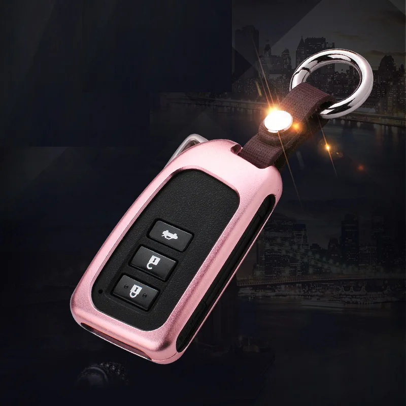 Чехол для автомобильного ключа из алюминиевого сплава защитный чехол держатель