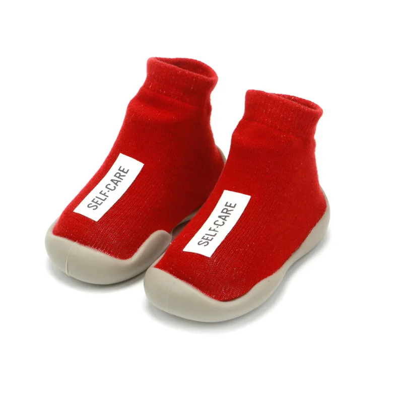 

Baby Firste Shoes Boys Girls Soft Rubber Sole First Walkers Knitted Bebe Footware Waterproof Boots Newborn Infant Toddler Shoes