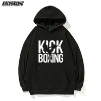 kick boxing graphic hoodie mens winter thickened warm coat sweatshirts for teens unisex hoody tracksuit men pullover harajuku