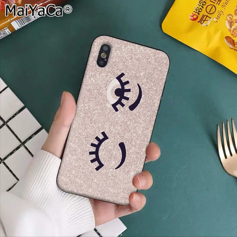 MaiYaCa большие ресницы Coque Shell чехол для телефона Apple iphone 11 pro 8 7 66S Plus X XS MAX 5s SE XR чехлы
