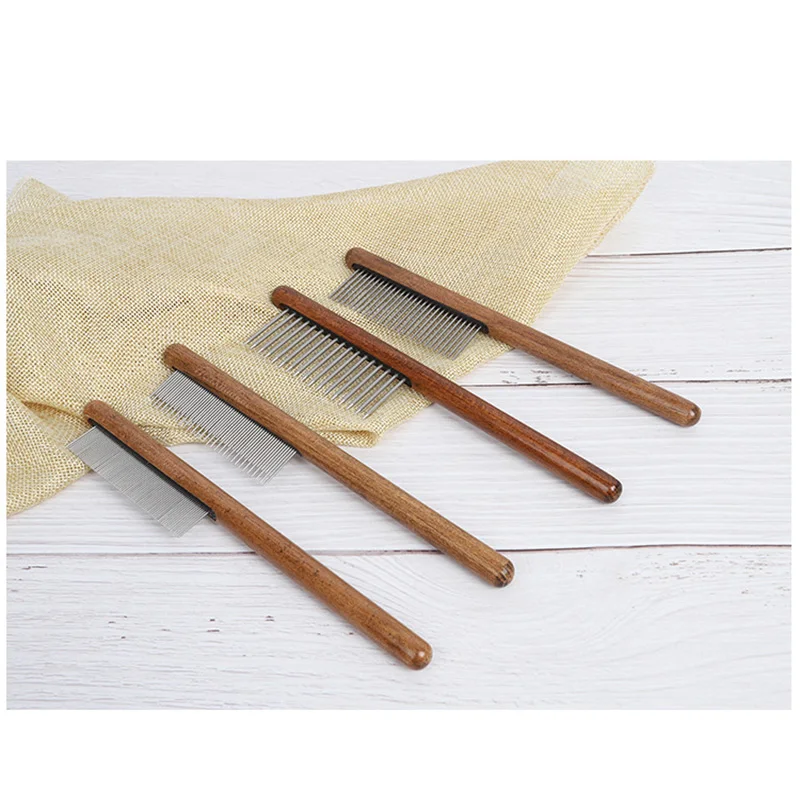 1 шт. расческа из цельной древесины для чистки домашних животных | Дом и сад