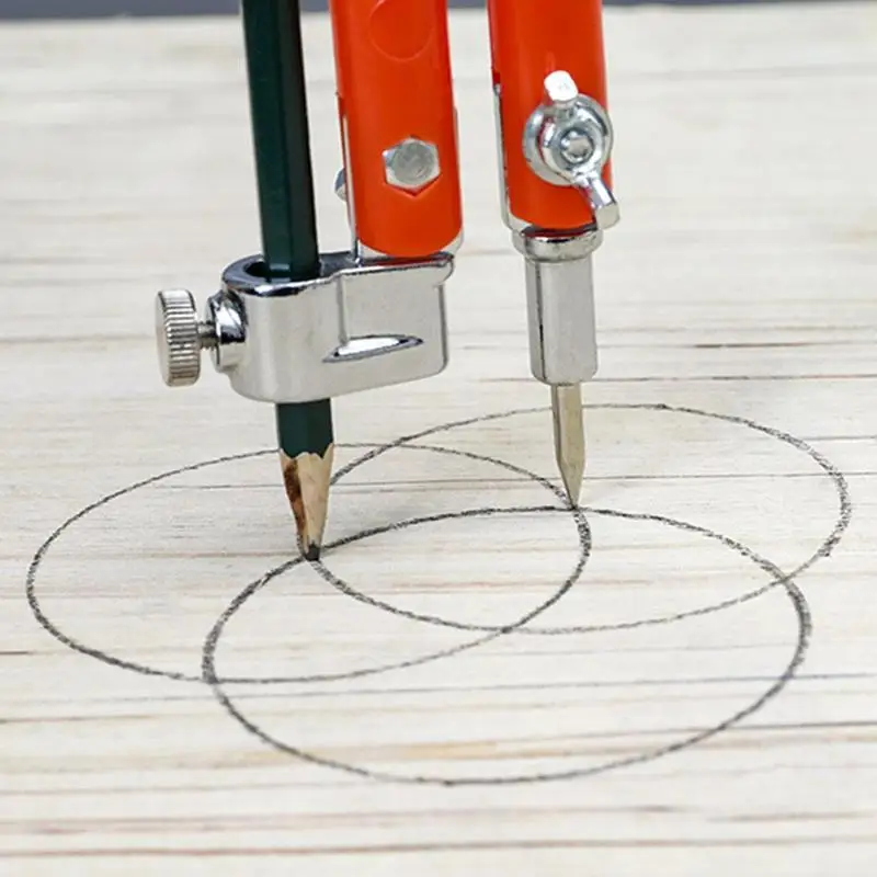 

Precision Drawing Compass Woodworking Big Compass Drawing Metal Tool Circular Drawing Sketch Woodworking Tool Tool K0G2