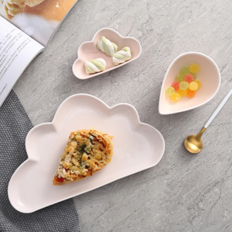Lekoch 1 шт. креативный набор посуды милая маленькая наклейка мини поднос для фаст