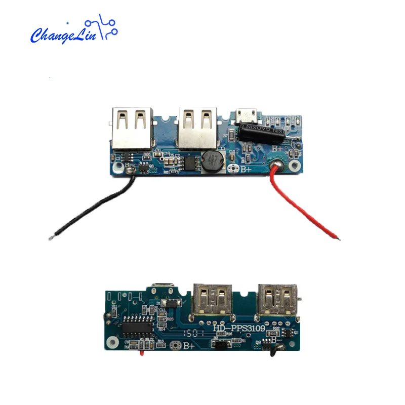 5V 1A 2.1A Мощность банка модуль мобильной связи доска PCB зарядки контроллера быстрой