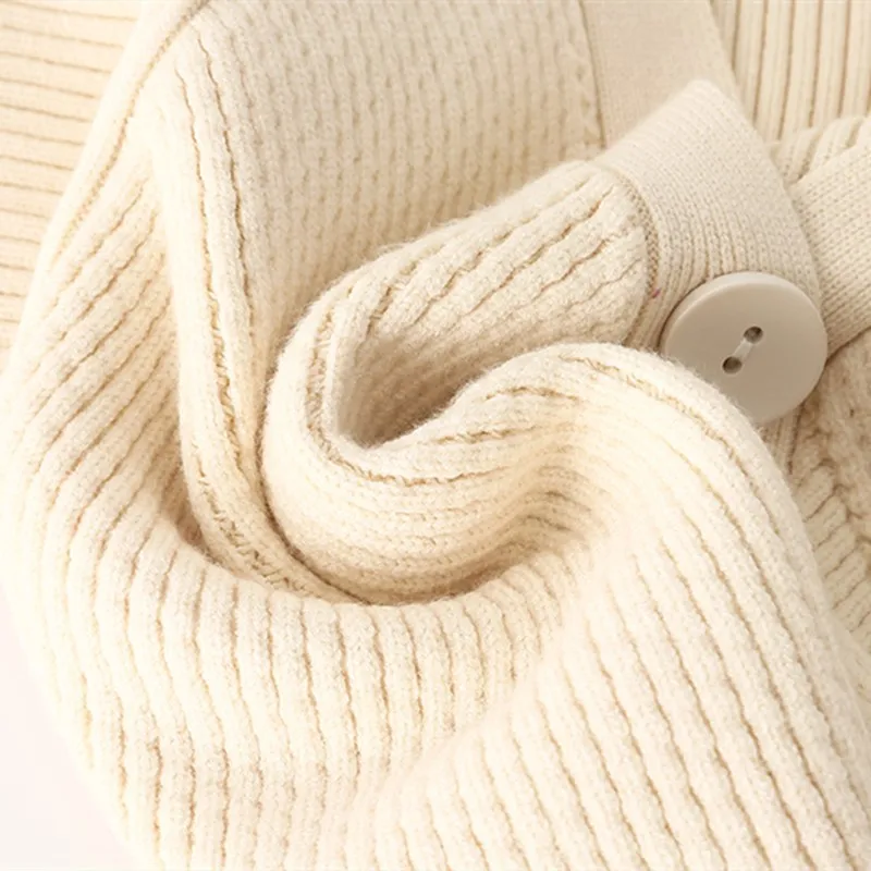 Однотонный Элегантный женский вязаный кардиган свитер для женщин повседневное