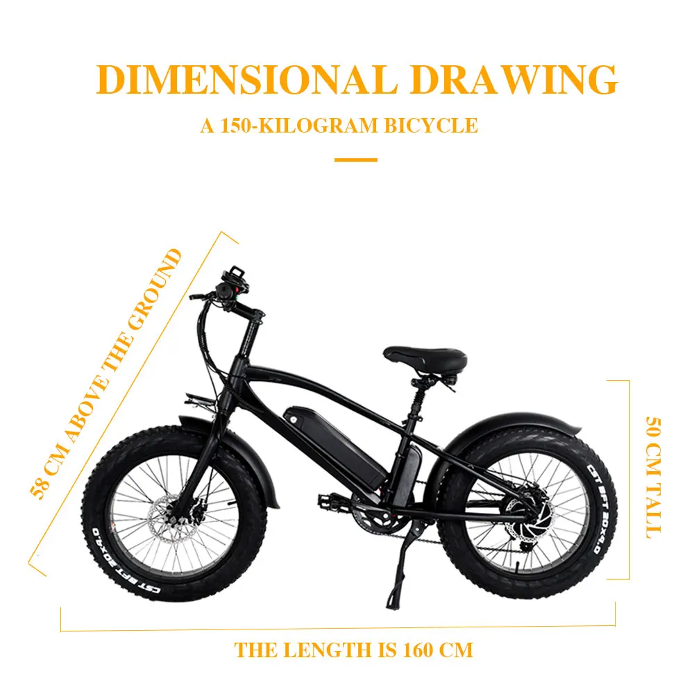 Verkauf Elektrische Bike 750w 20*4,0 Fett Reifen Strand Cruiser Faltbare 48v 10ah Ebike Lithium-batterie Elektrische Berg Bike