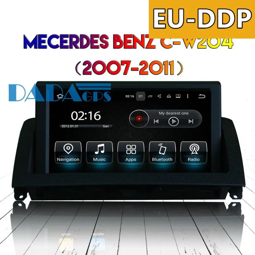 

Автомобильное радио, DVD-плеер, Android 8,0, 7,1, GPS-навигация для Mercedes-Benz C klasse w204 2007-2011, стерео головное устройство, мультимедийная карта