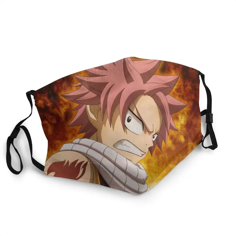 

Маска манга Фея хвост унисекс Пылезащитная маска для взрослых Natsu Dragneel защитный чехол респиратор неодноразовая маска для рта