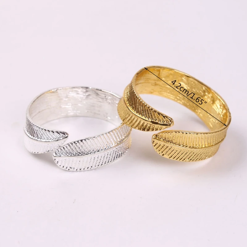 

Napkin Ring Spiral Serviette Napkin Ring Smooth Alloy Round Napkin Buckles for Wedding Dinning Table Parties Decorations