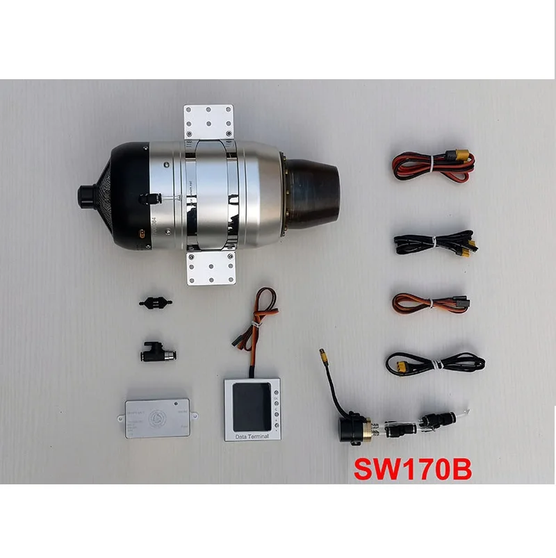 Swiwin SW170B бесщеточный турбинный двигатель Jet Turbojet 17 кг бесщеточная версия для