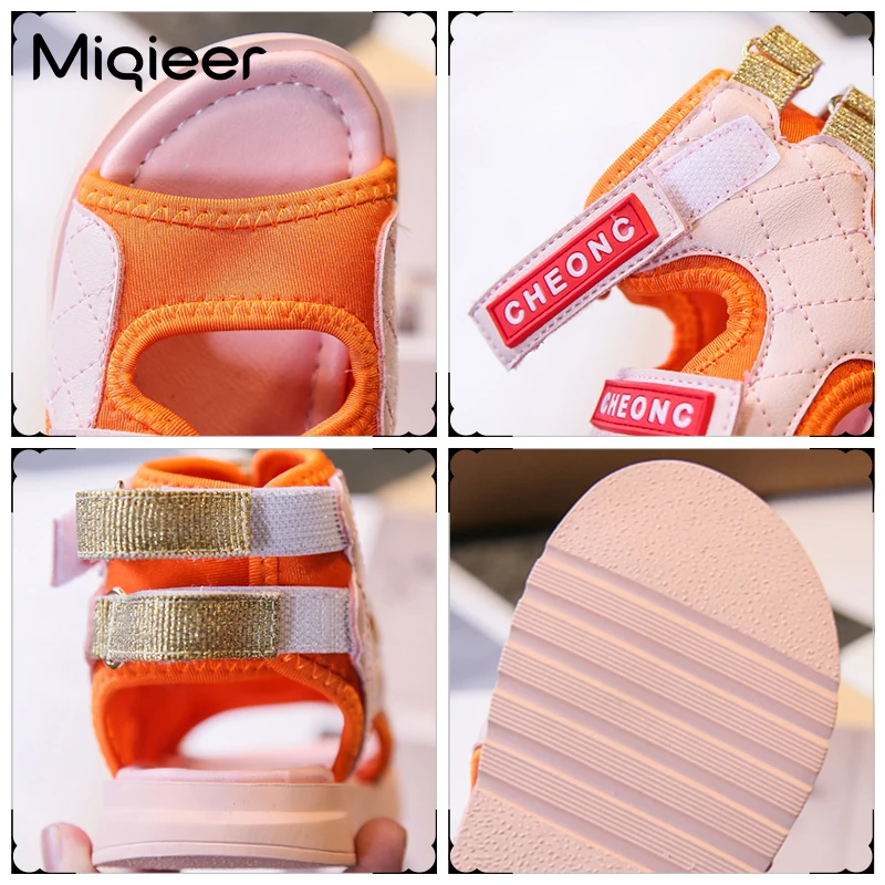 

2021 Summer Children Sports Sandals Baby Boys Girls Fashion Students Casual Sneakers Breathable Soft Non-slip Kids Beach Sandals