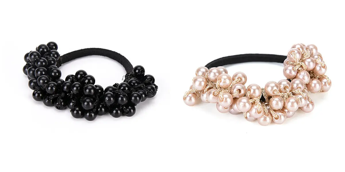 2 шт. корейское женское кольцо для волос с искусственным жемчугом аксессуары