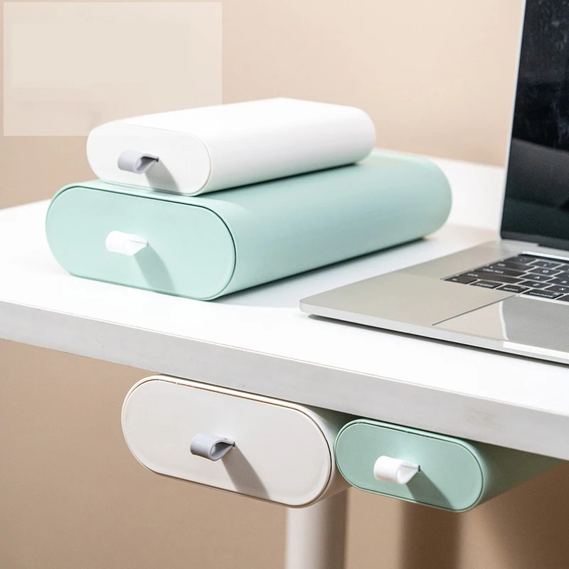 

Nordic Desktop Organizer Drawer Convenient Office Under-desk Storage Box Bathroom Accessories Cosmetics Organizer Container Box