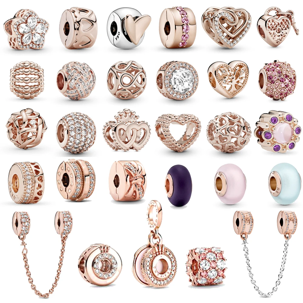 Винтажные подвески из сплава розового золота ювелирные изделия Хрустальное