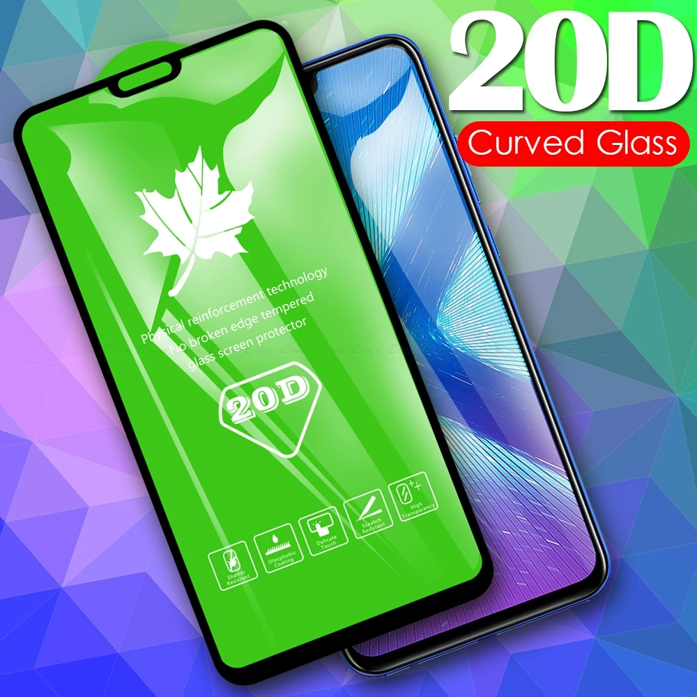 

Закаленное стекло 20D для Huawei Honor 9S 9A 9C 8S Prime 2020 8X 9X Premium Pro, Защитная пленка для экрана, полное покрытие, стекло