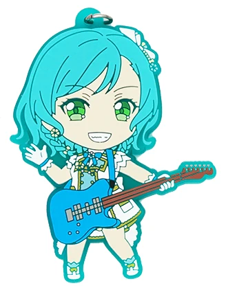 Bang Dream! Здравствуйте, счастливый мир! Пастельные* палитры Аниме игры Hikawa Hina Tsurumaki Kokoro Aya Seta Kaoru Maya резиновый брелок - Цвет: 04 Hikawa Hina