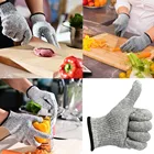 Кухонные перчатки с защитой от порезов, для обеих рук, пищевого класса, высокая производительность, защита уровня 5