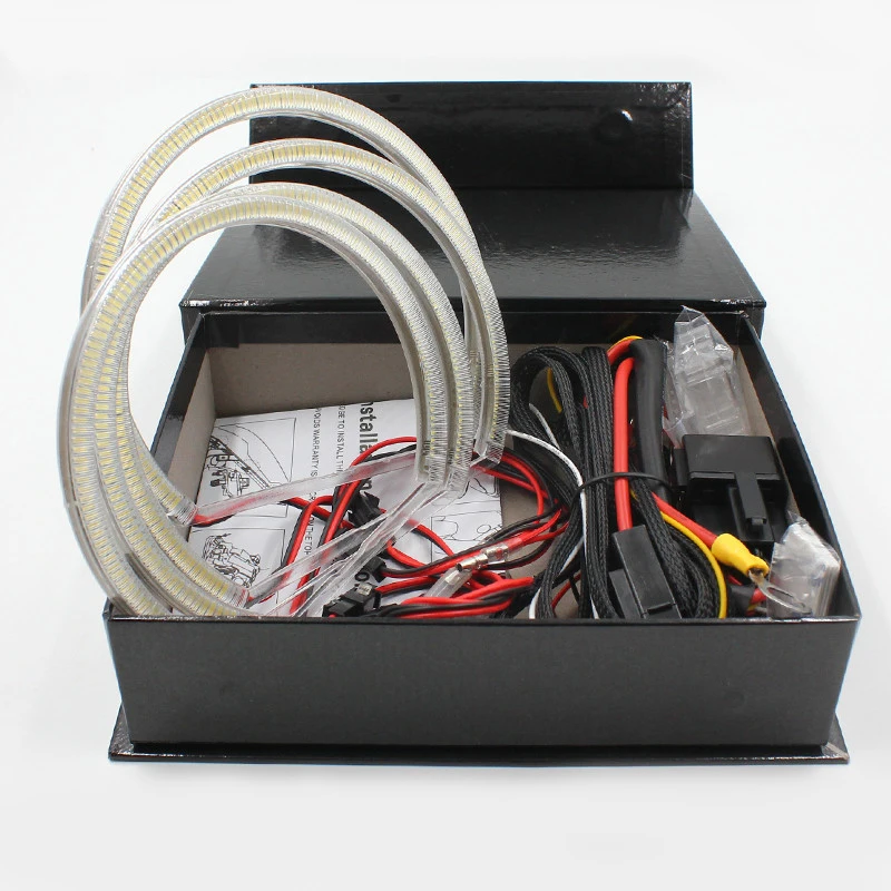 

120 светодиосветодиодный SMD «ангельские глазки» для BMW E46, непроектор, белая светодиодная фара, кольцо Ореола, 120SMD светодиодсветодиодный анге...