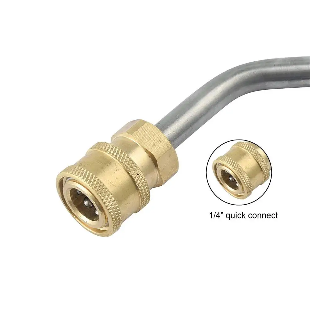 Изогнутая насадка для мойки высокого давления БЫСТРОРАЗЪЕМНАЯ трубка 1/4 дюйма |