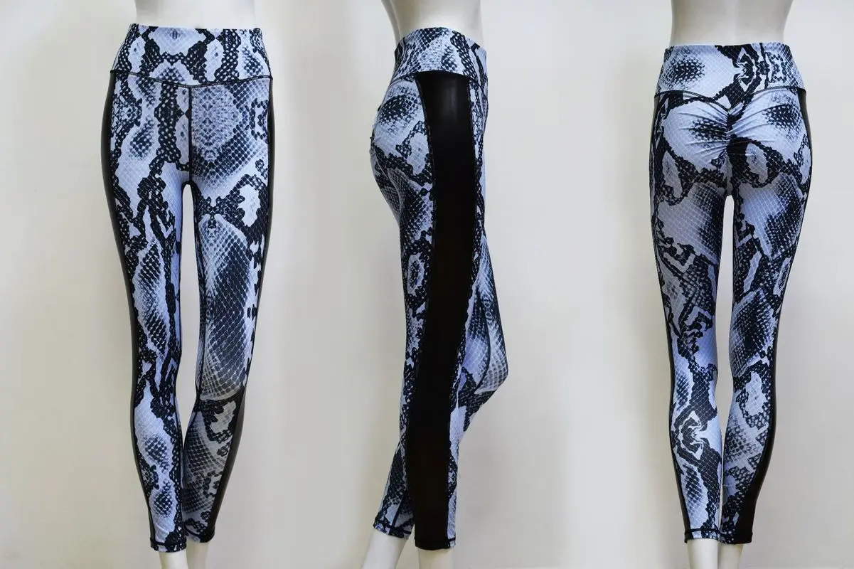 Штаны для йоги с высокой талией 2019 сексуальные леггинсы спортивные женские