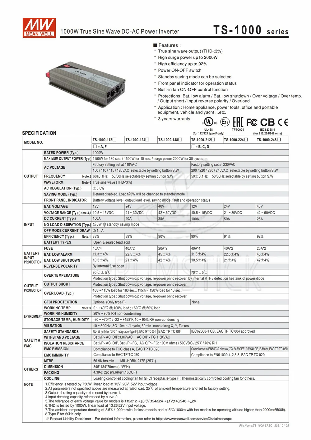 Автомобильный инвертор с синусоидальной волной 1000 Вт | Обустройство дома