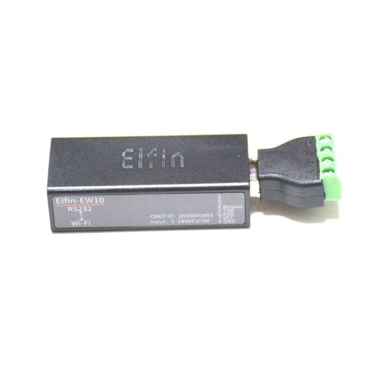 Последовательный порт Rs232 к Wifi серверному модулю устройства Elfin-Ew10 Поддержка