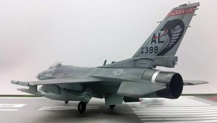 US F-16C Fighting Falcon 187th FW 88-0399-AL 1/72 diecast plane Easy model |