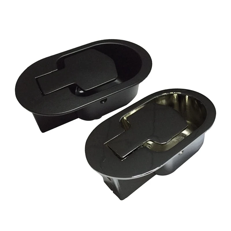 2X Universal Plastic Sofa Chair Recliner Release Pull Handle Replacement Black |