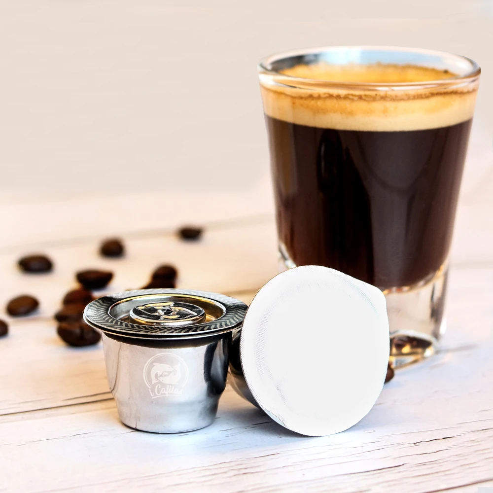 Капсулы для кофе iCafilas капсулы кофемашины Nespresso из нержавеющей стали многоразовые