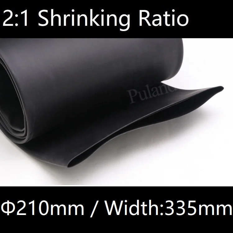 Термоусадочная трубка Полиолефиновая термоусадочная для проводов 2:1 диаметр 210