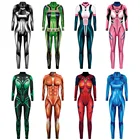 Костюм для косплея АСУКА Мари, костюм супергероя Zentai Hela, костюм кошки на Хэллоуин, боди самуса