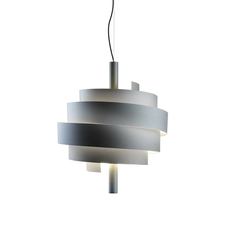 

Spanish dining room lamp Nordic creative fashion living room bedroom art spiral dining table chandelier